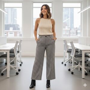 Banana Republic 100% Merino Wool Cable Knit Halter Top Cream Beige Medium